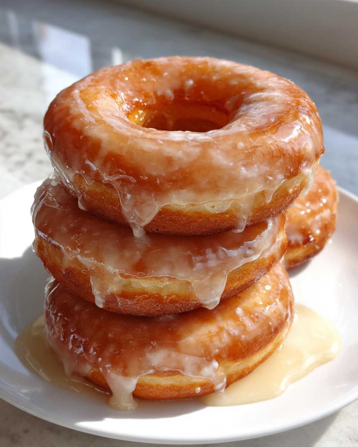 Maple Glazed Baked Donuts - detail 1