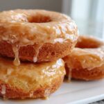 Maple Glazed Baked Donuts