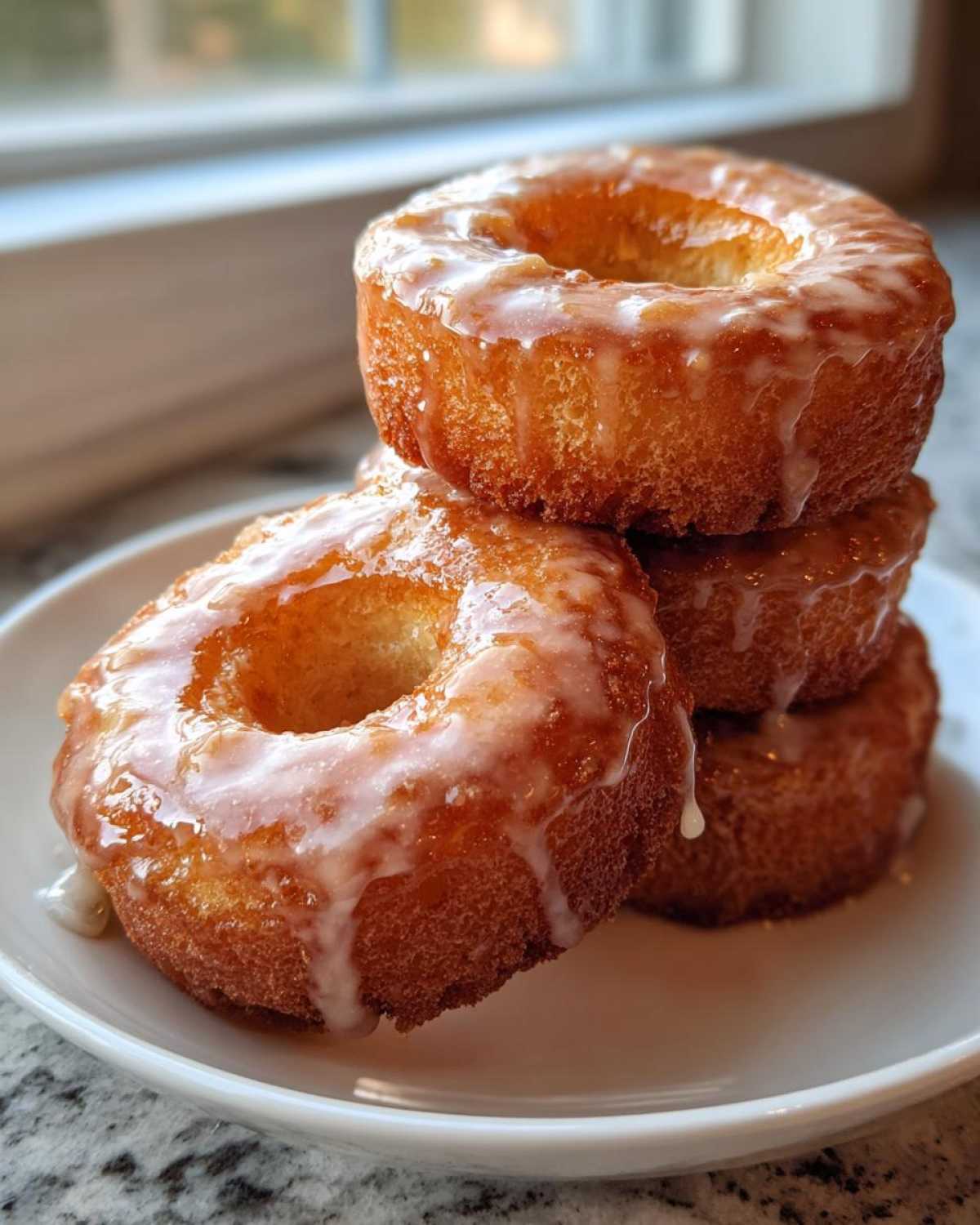 Maple Glazed Baked Donuts - detail 2