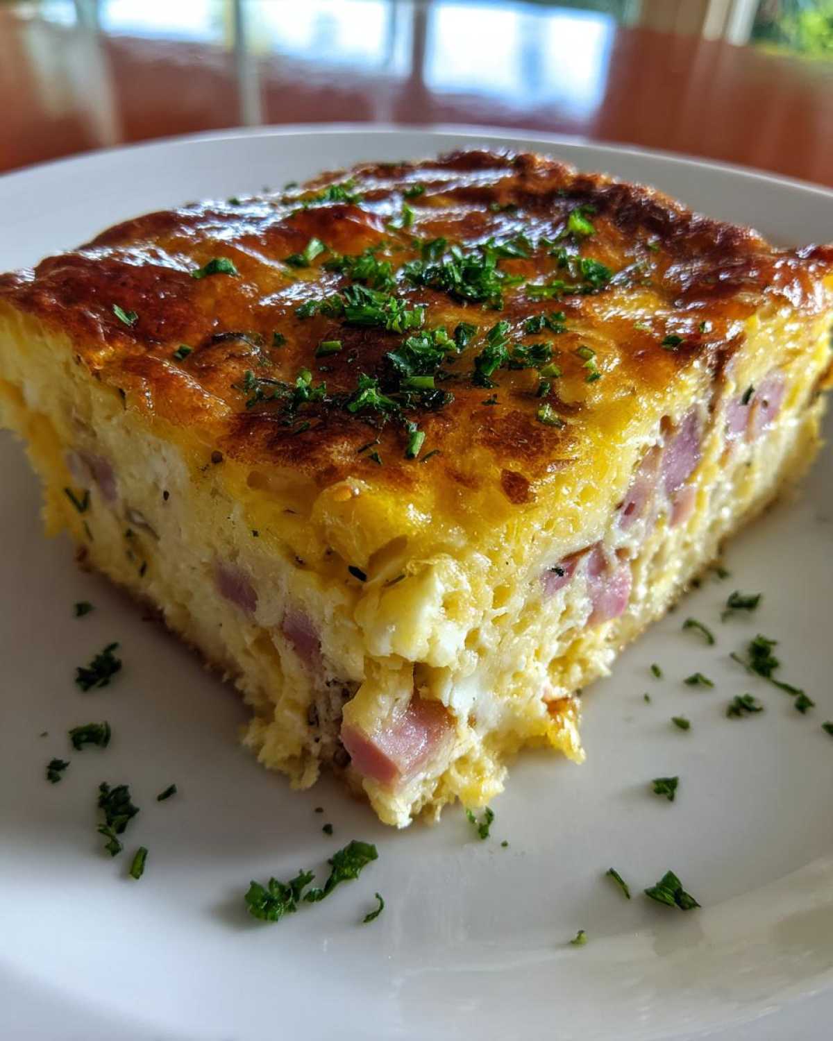 Maple Glazed Ham and Egg Bake - detail 3