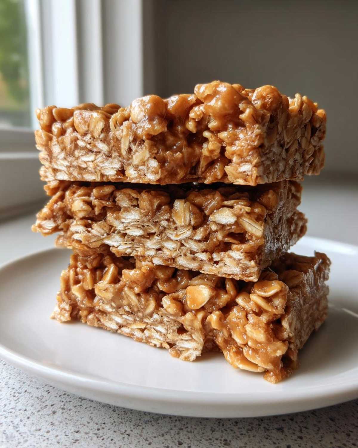 Maple Peanut Granola Bars - detail 3