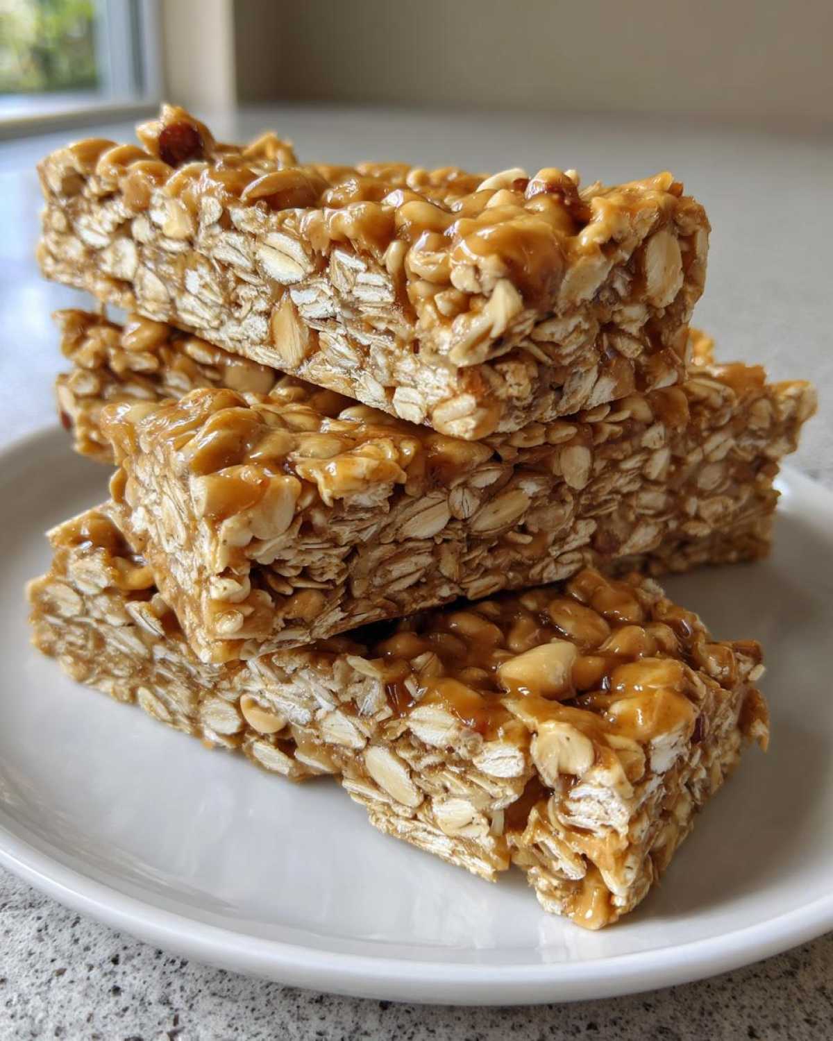 Maple Peanut Granola Bars - detail 4
