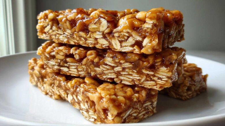Maple Peanut Granola Bars