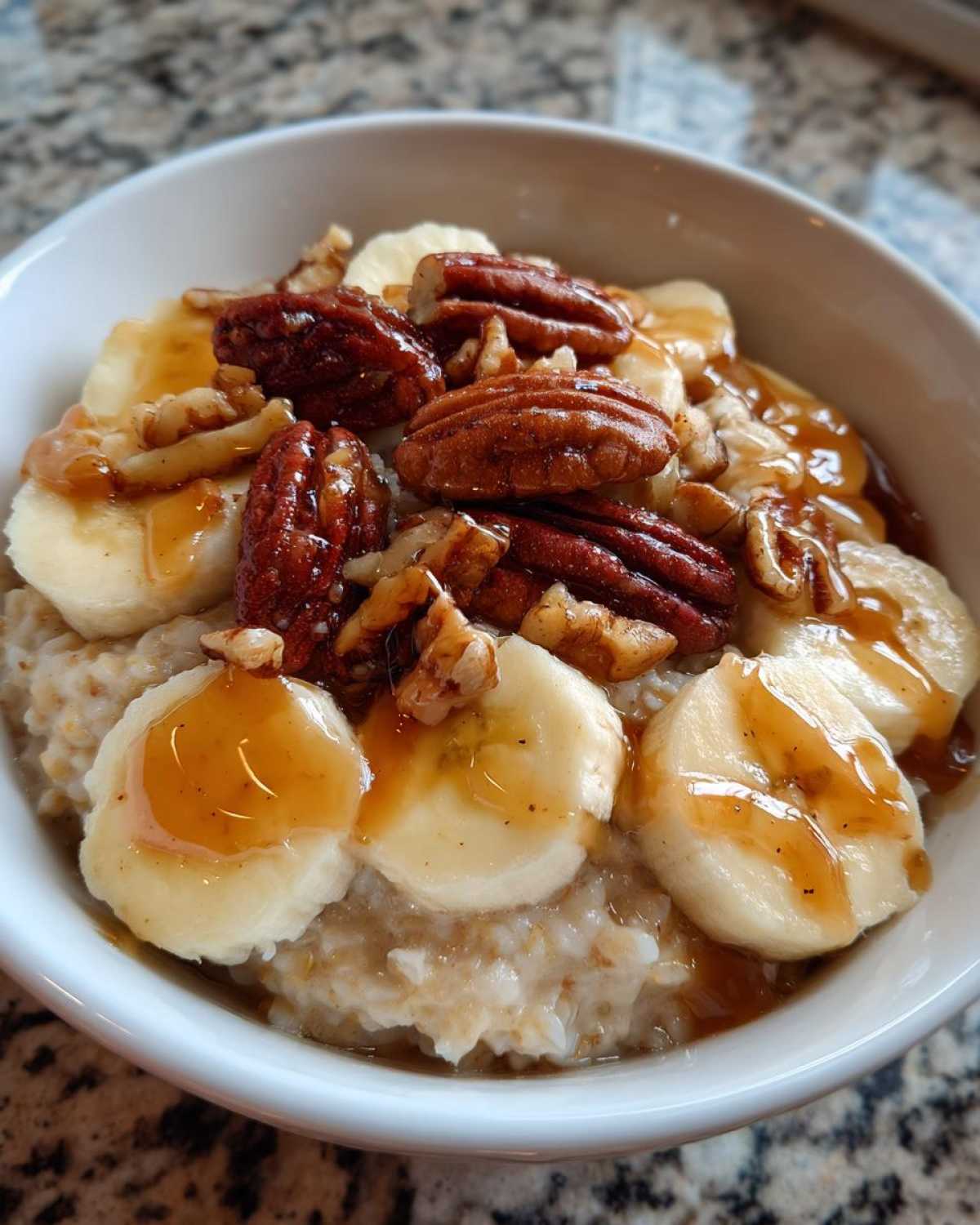 Maple Pecan Banana Oatmeal - detail 1