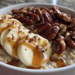 Maple Pecan Banana Oatmeal