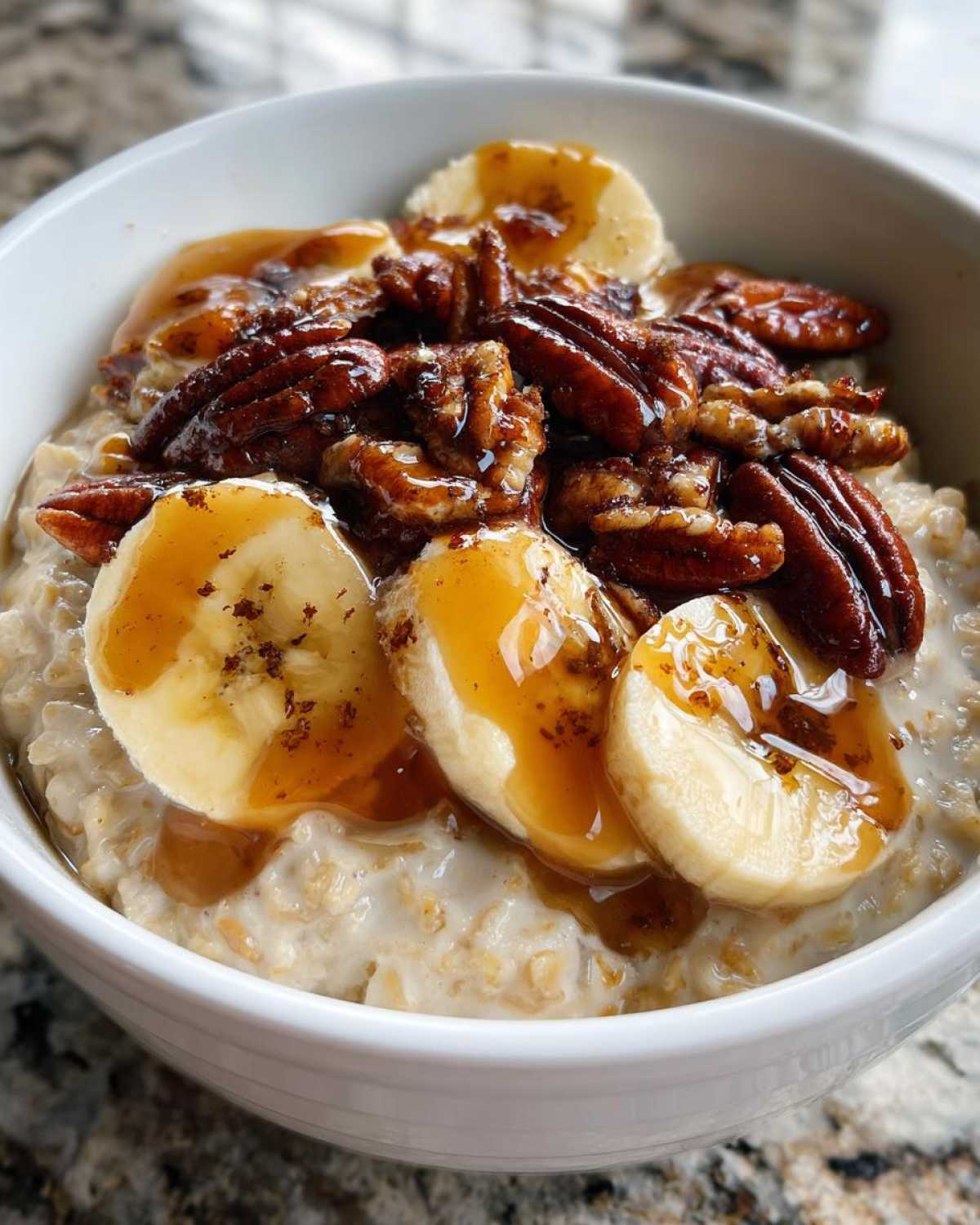 Maple Pecan Banana Oatmeal - detail 3