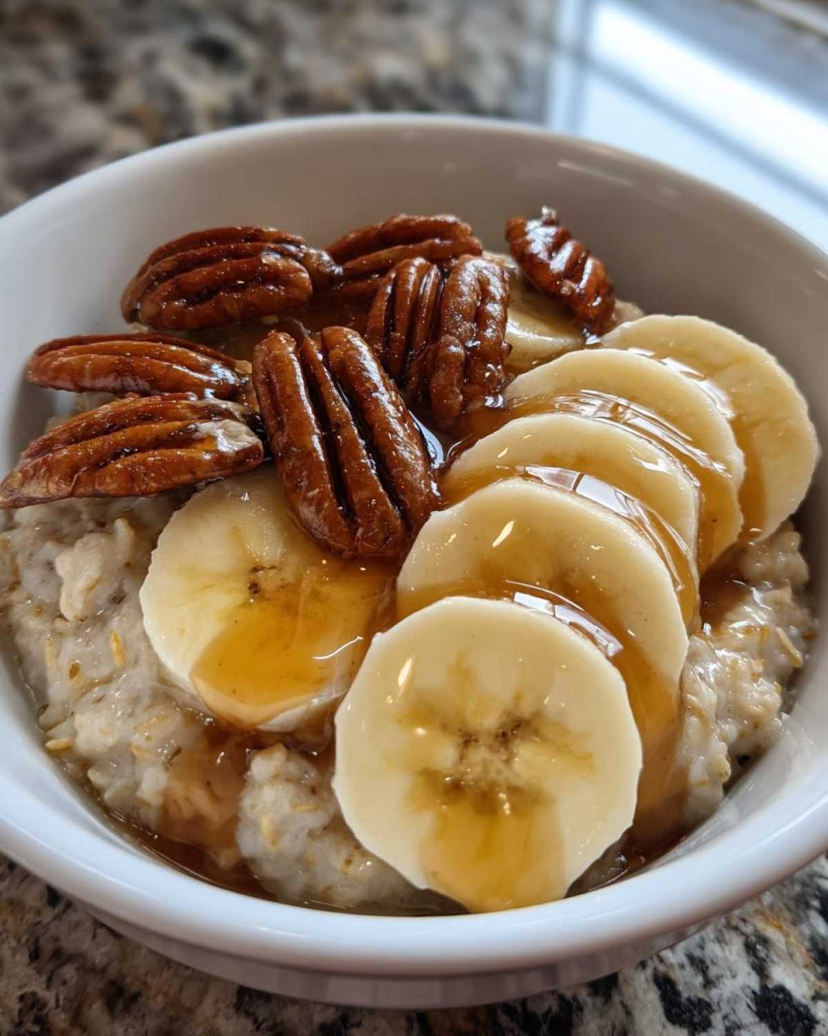 Maple Pecan Banana Oatmeal - detail 4