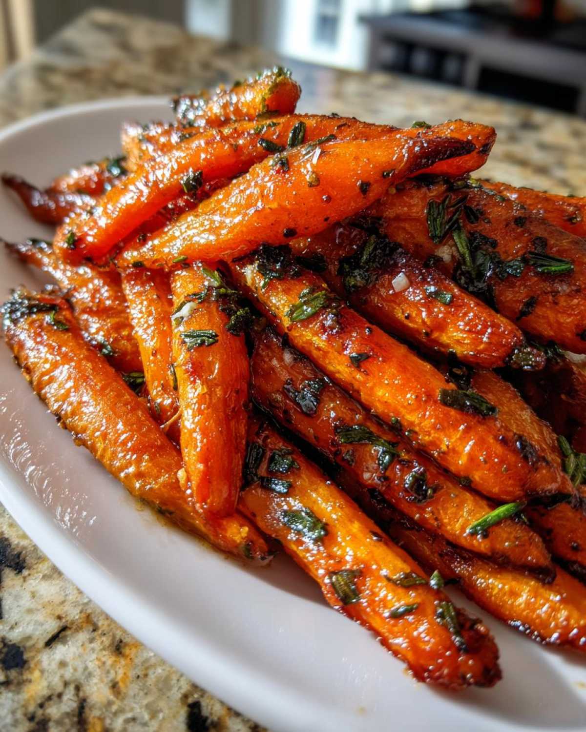 Maple Rosemary Roasted Carrots - detail 4