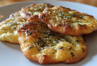 Mini Cheesy Herb Flatbreads