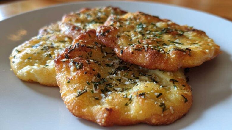 Mini Cheesy Herb Flatbreads