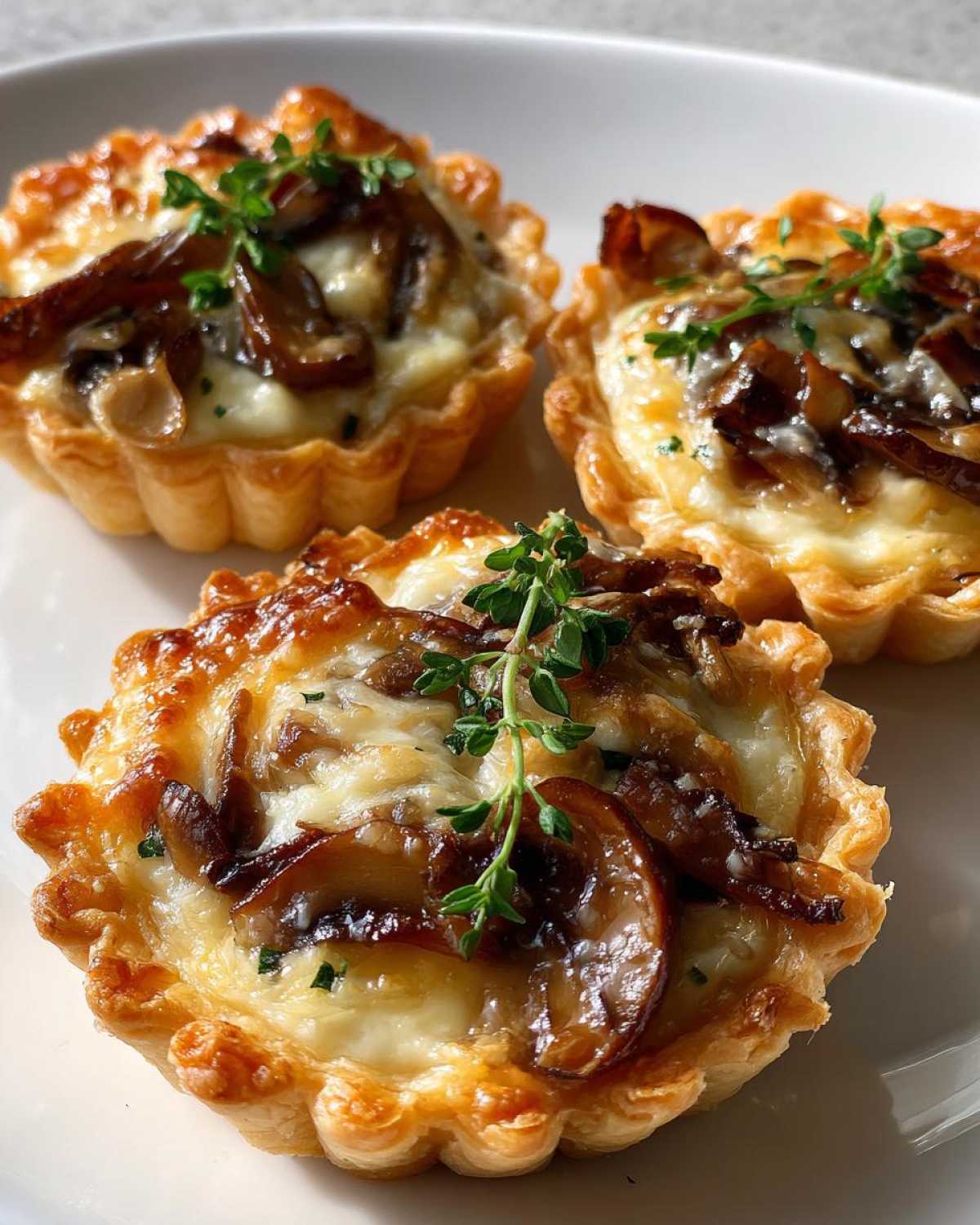 Mini Mushroom Brie Tartlets - detail 1