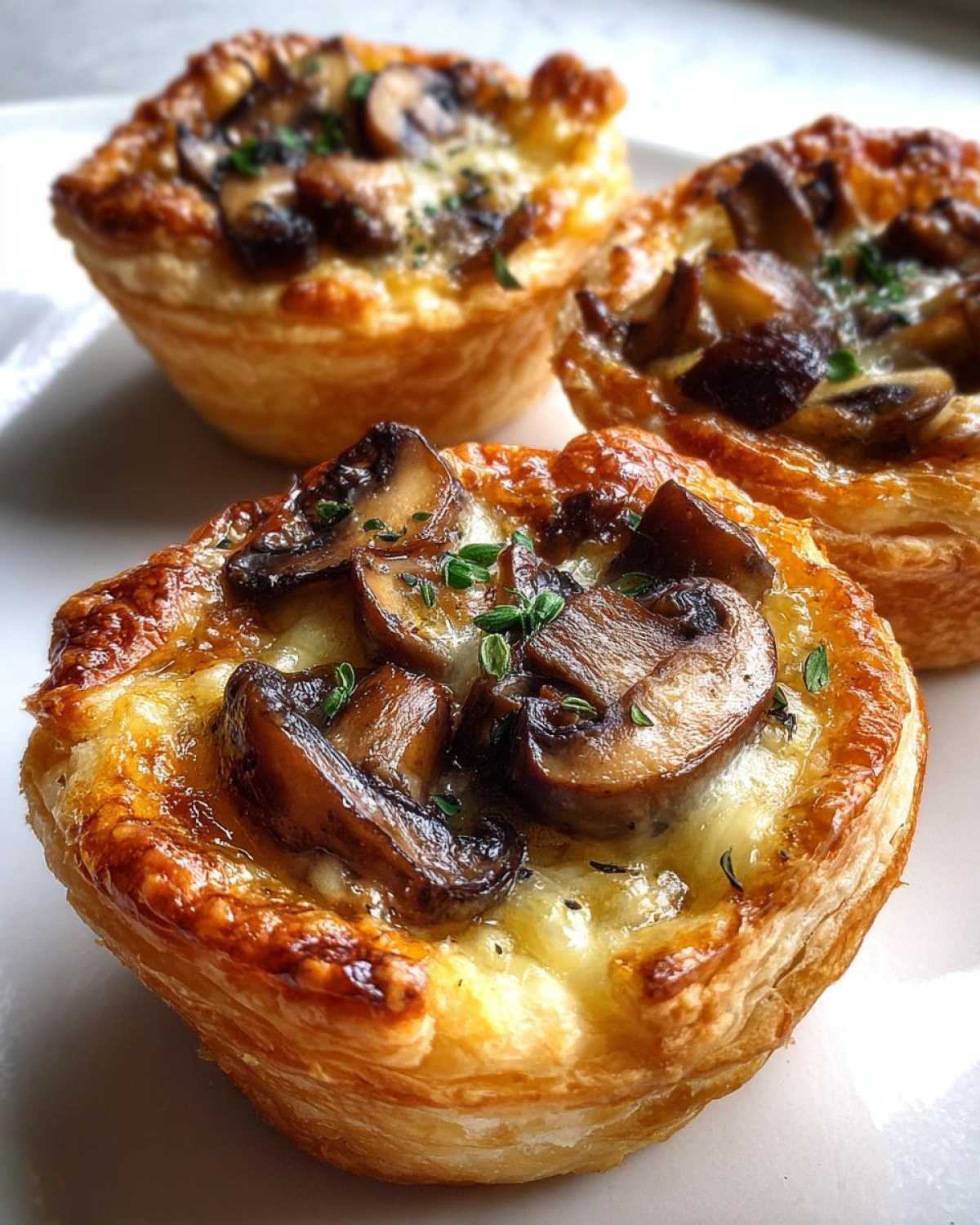 Mini Mushroom Brie Tartlets - detail 3