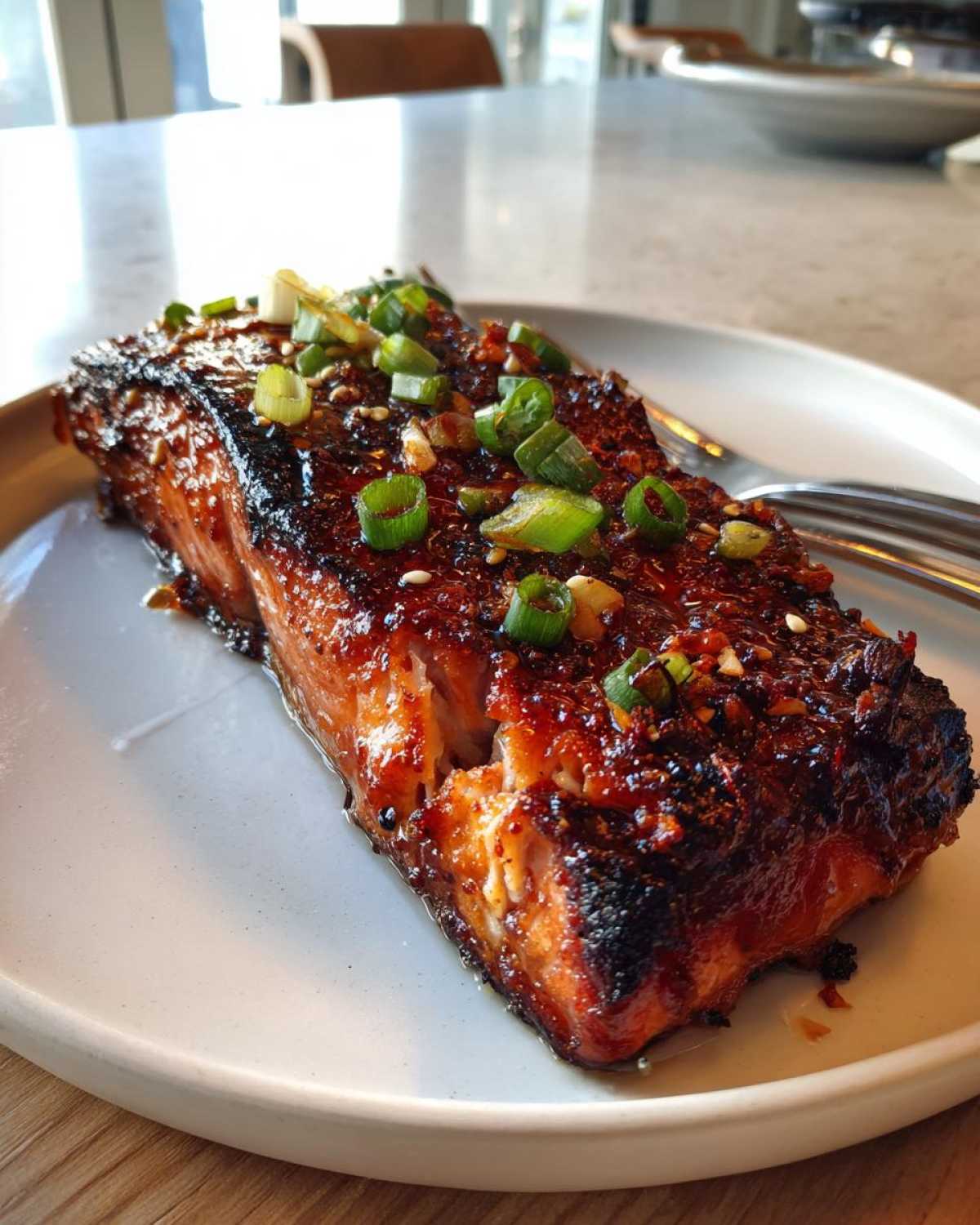 Miso Glazed Salmon Fillets - detail 2