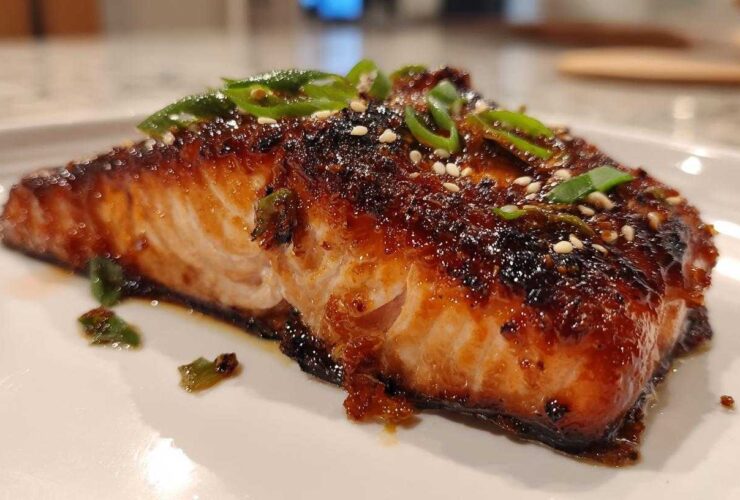 Miso Glazed Salmon Fillets