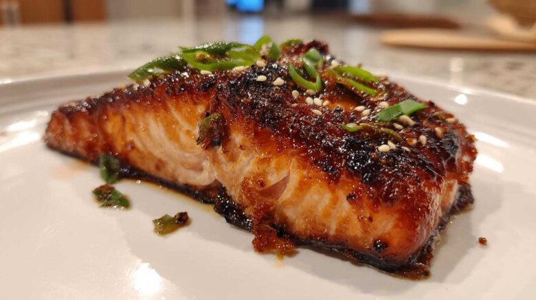 Miso Glazed Salmon Fillets