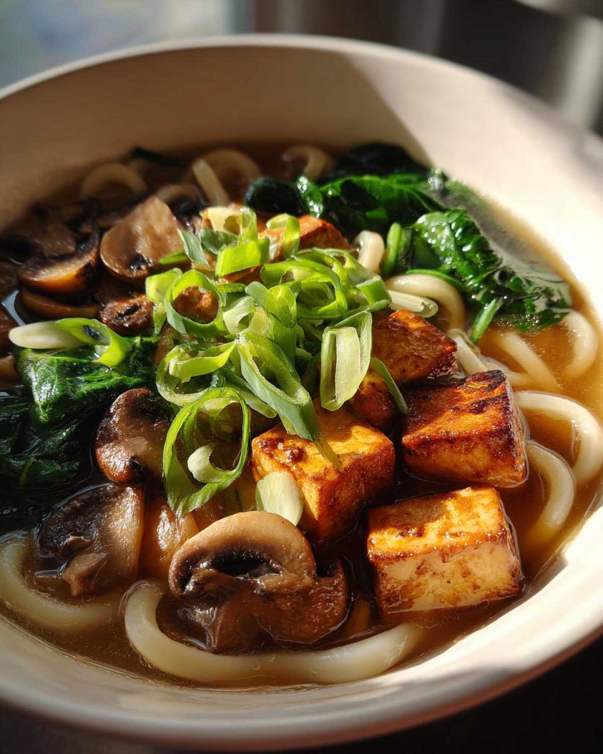 Miso Tofu Noodle Soup - detail 3