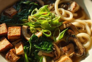 Miso Tofu Noodle Soup