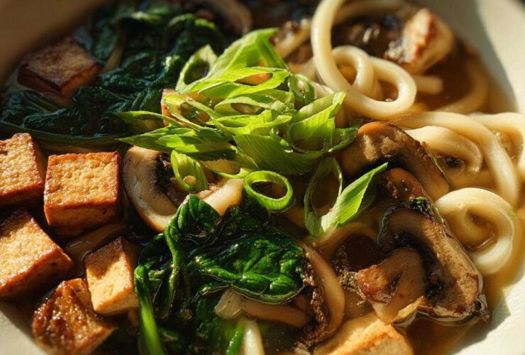 Miso Tofu Noodle Soup
