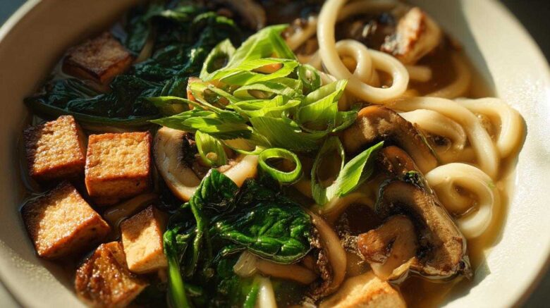 Miso Tofu Noodle Soup