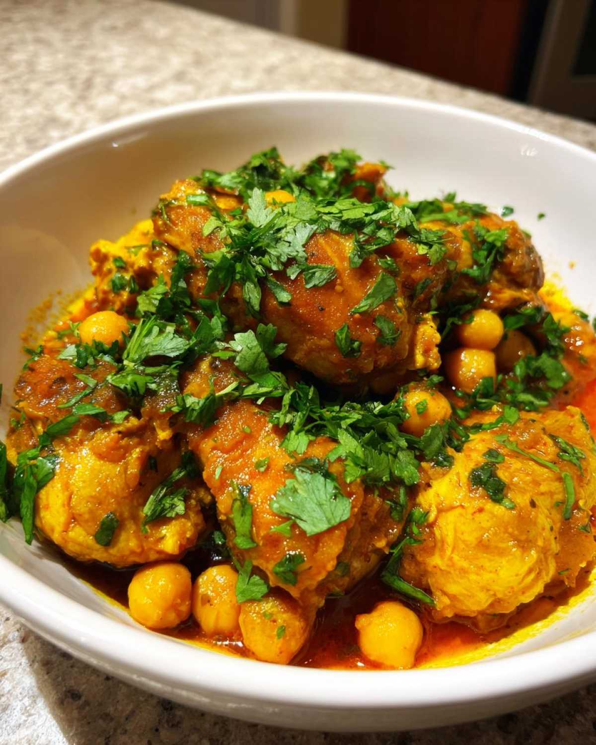 Moroccan Chicken Tagine with Chickpeas - detail 4