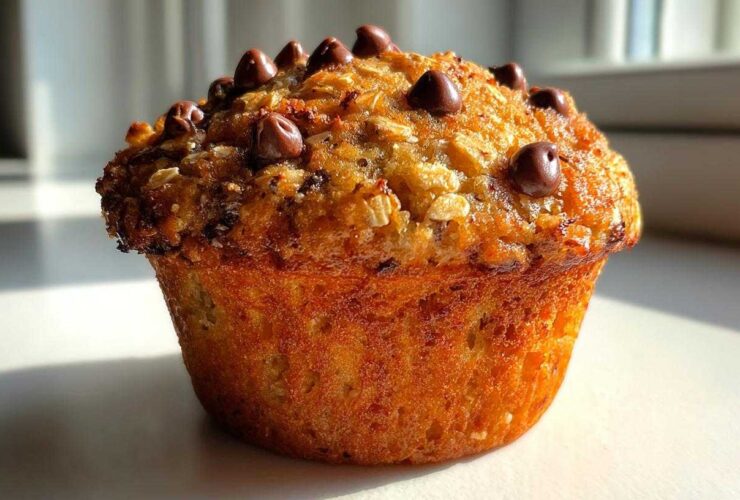 Oatmeal chocolate chip muffins