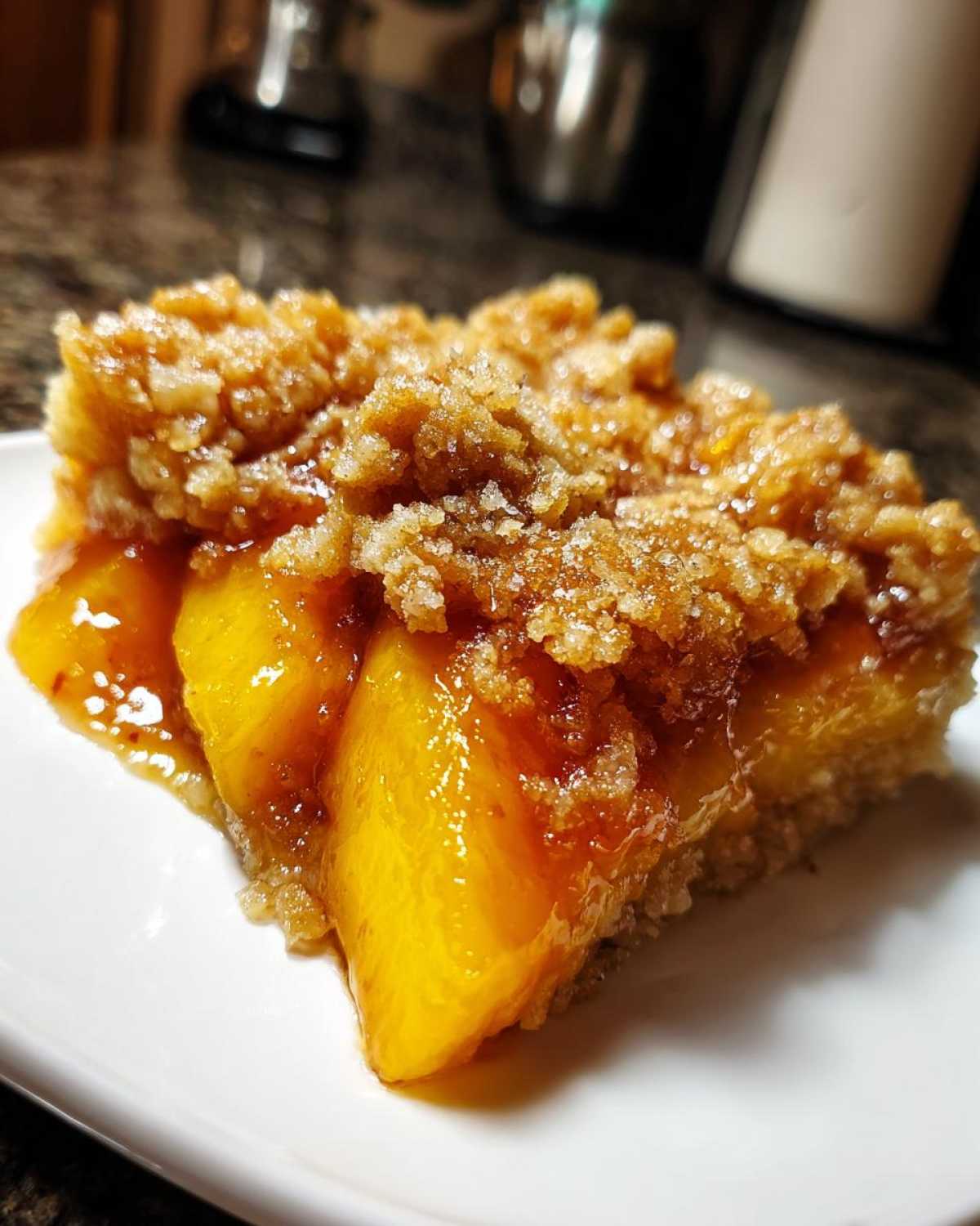 Peach Cobbler with Fresh Peaches - detail 3