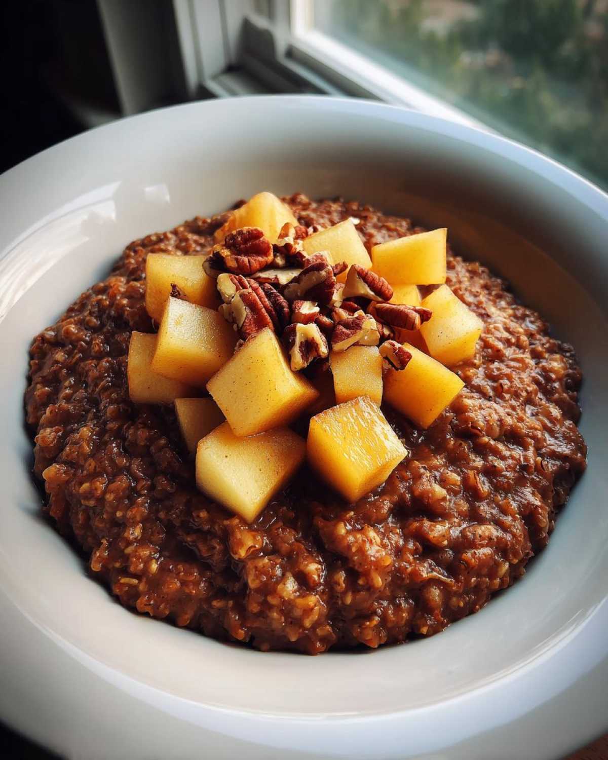 Pear Gingerbread Steel Cut Oats - detail 1