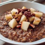 Pear Gingerbread Steel Cut Oats