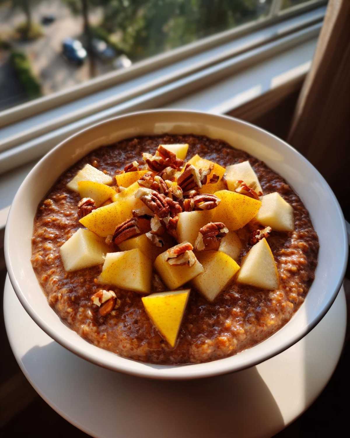 Pear Gingerbread Steel Cut Oats - detail 2