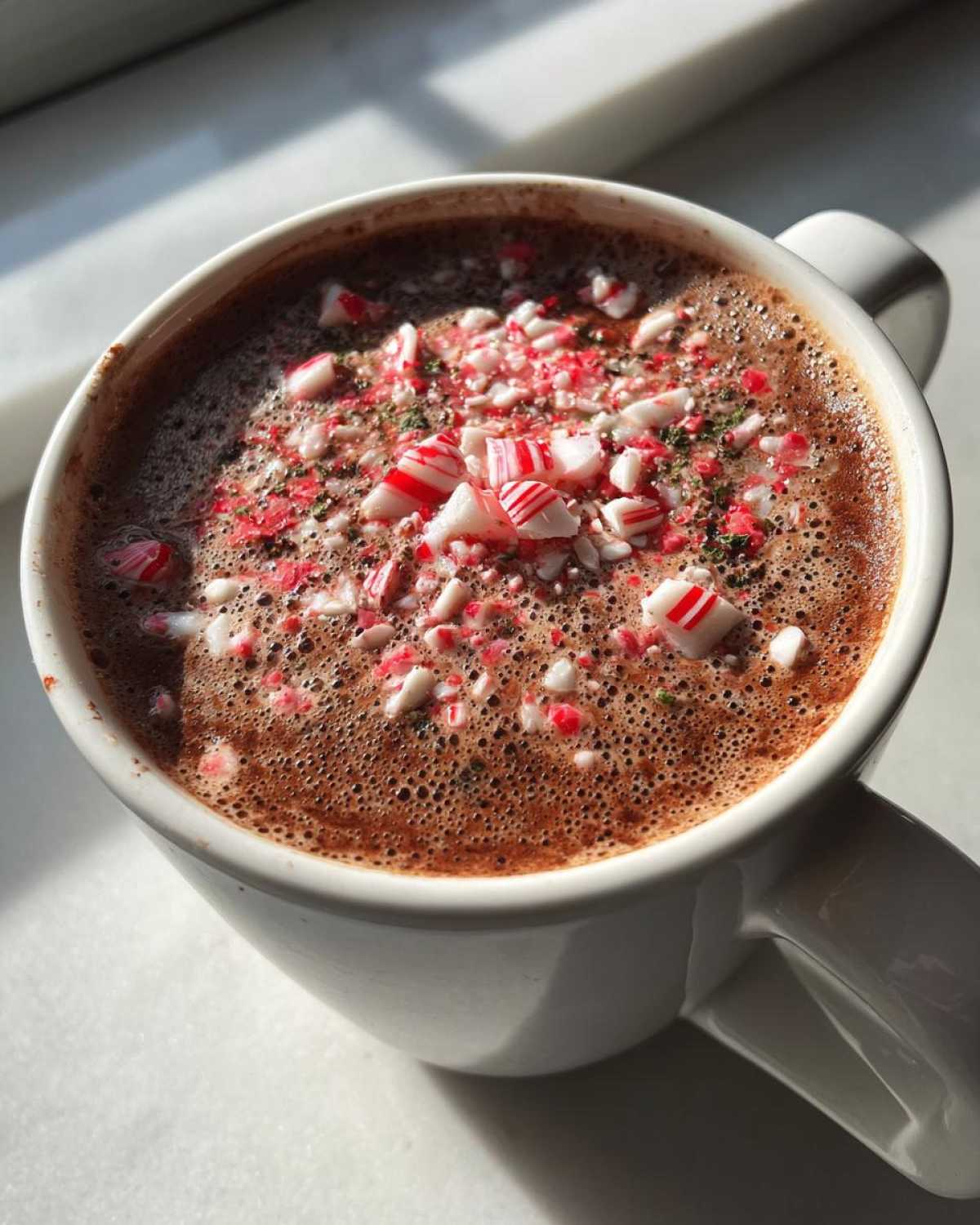 Peppermint Hot Chocolate - detail 2