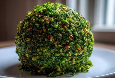 Pesto Cheddar Cheese Ball