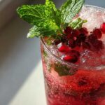 Pomegranate Mint Mojito Mocktail