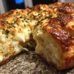 Pull-Apart Cheesy Garlic Breadsticks