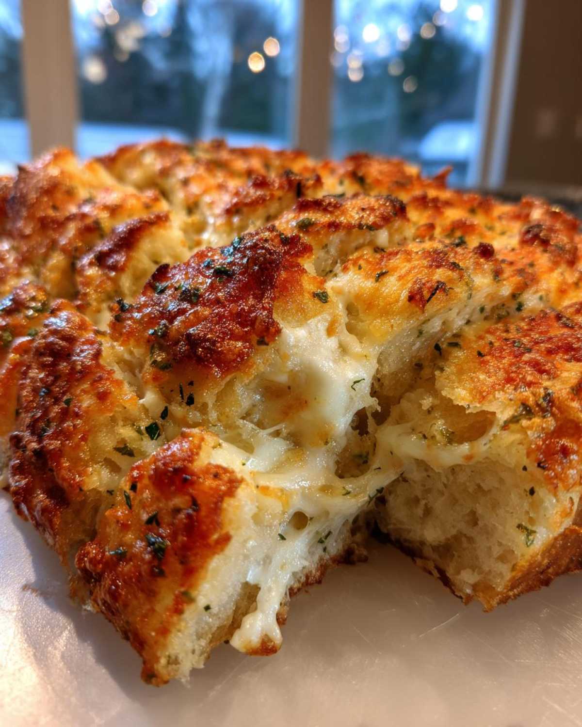 Pull-Apart Cheesy Garlic Breadsticks - detail 2