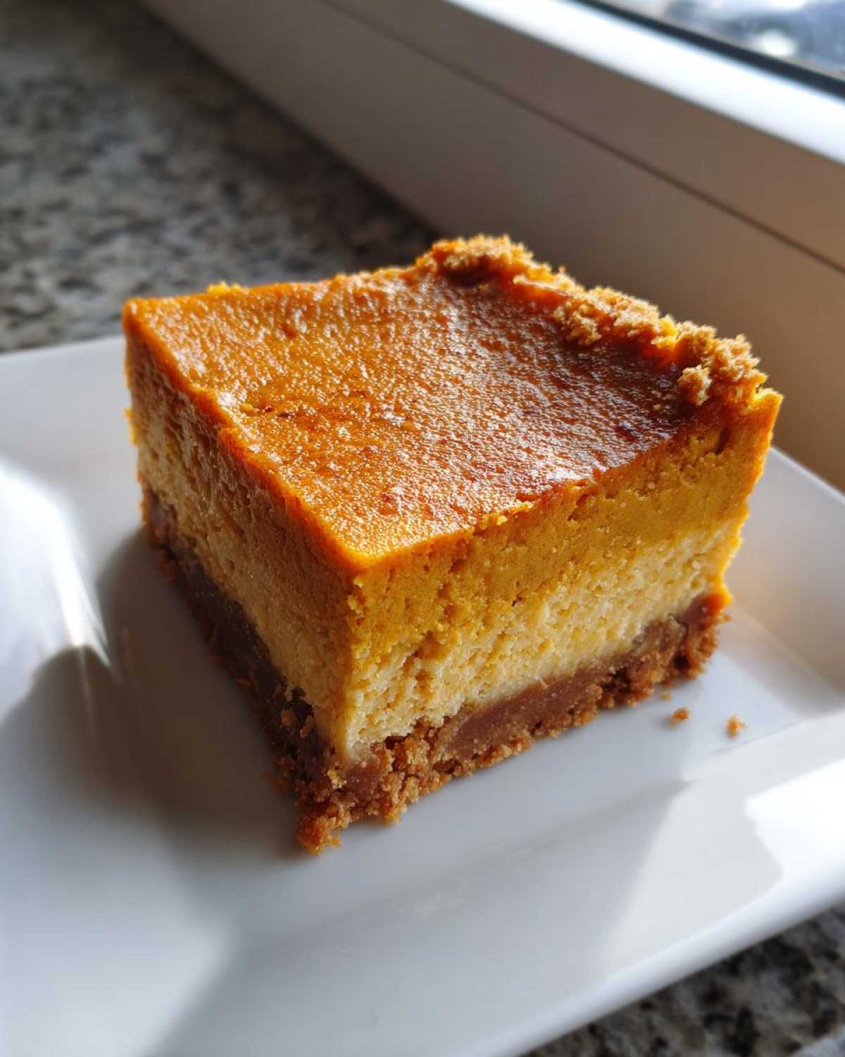 Pumpkin Pie Cheesecake Bars - detail 4