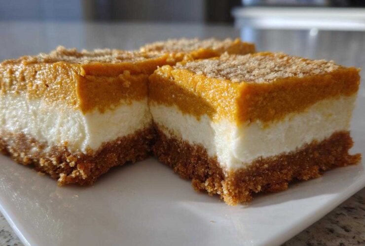 Pumpkin Pie Cheesecake Bars