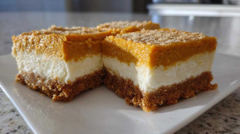 Pumpkin Pie Cheesecake Bars