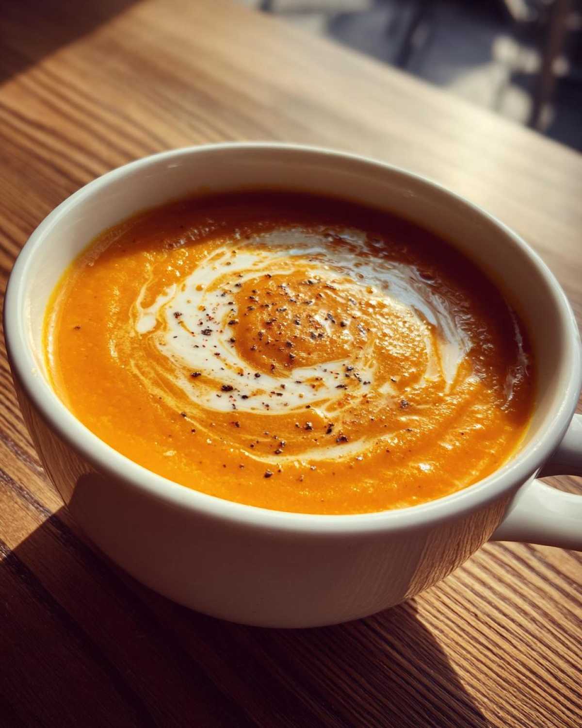 Roasted Carrot Ginger Soup - detail 2