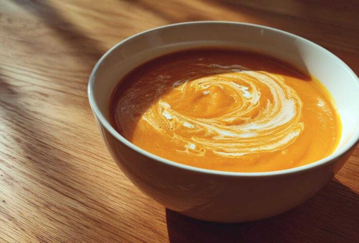 Roasted Carrot Ginger Soup