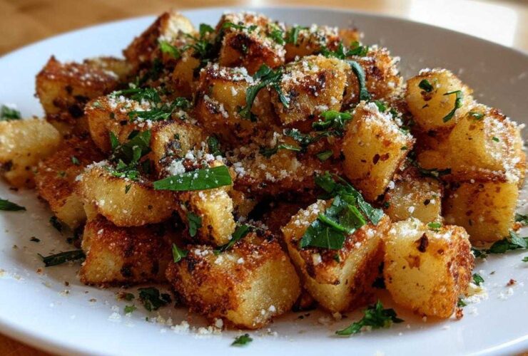 Roasted Garlic Parmesan Potatoes