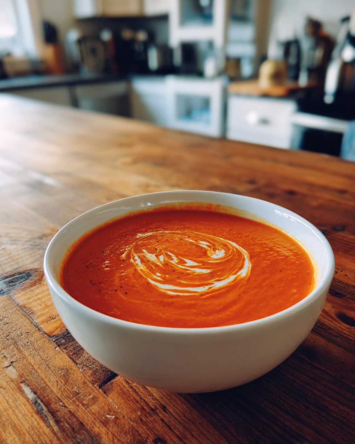 Roasted Red Pepper Bisque - detail 1