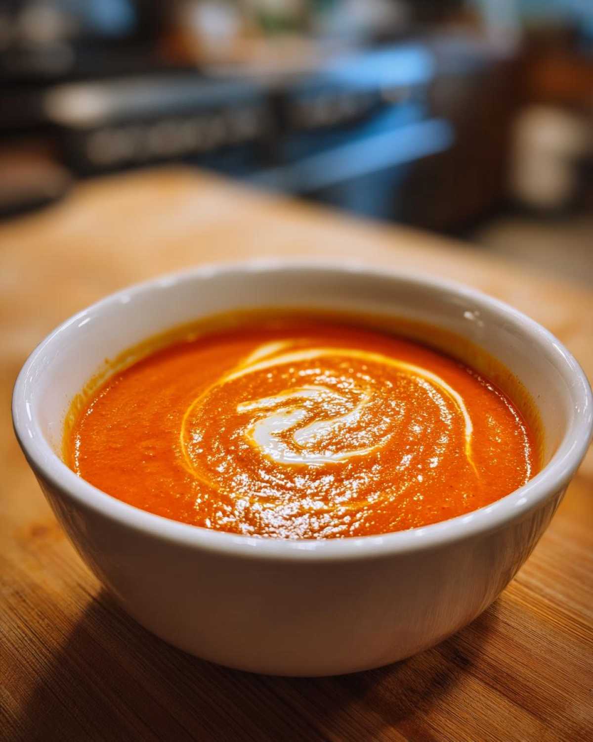Roasted Red Pepper Bisque - detail 3