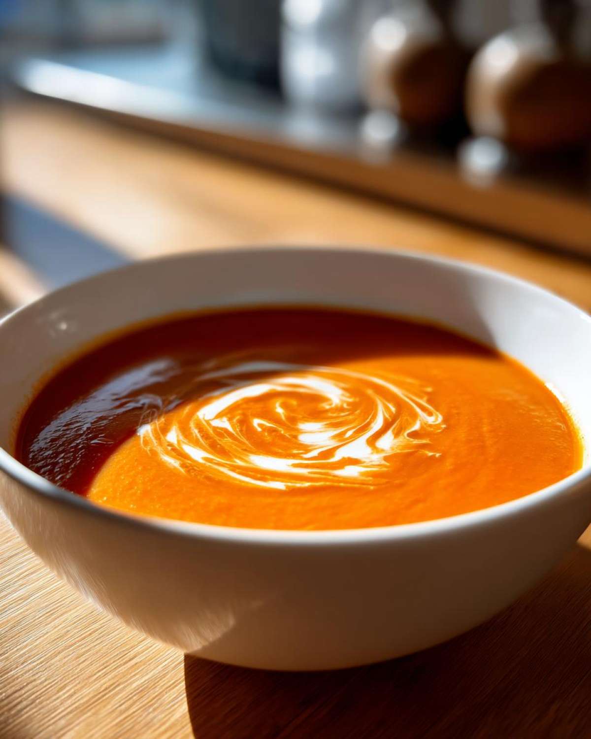 Roasted Red Pepper Bisque - detail 4
