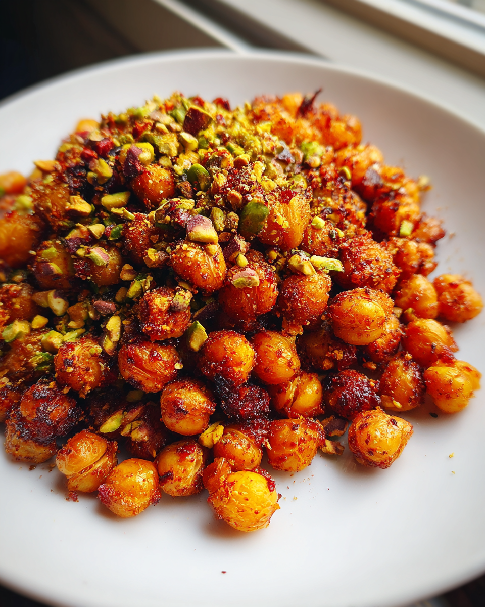Roasted Spicy Pistachio Chickpeas - detail 1