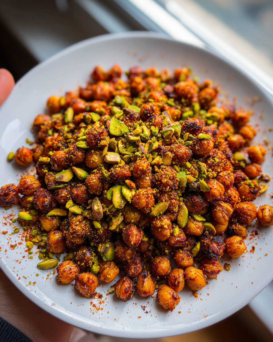 Roasted Spicy Pistachio Chickpeas - detail 3