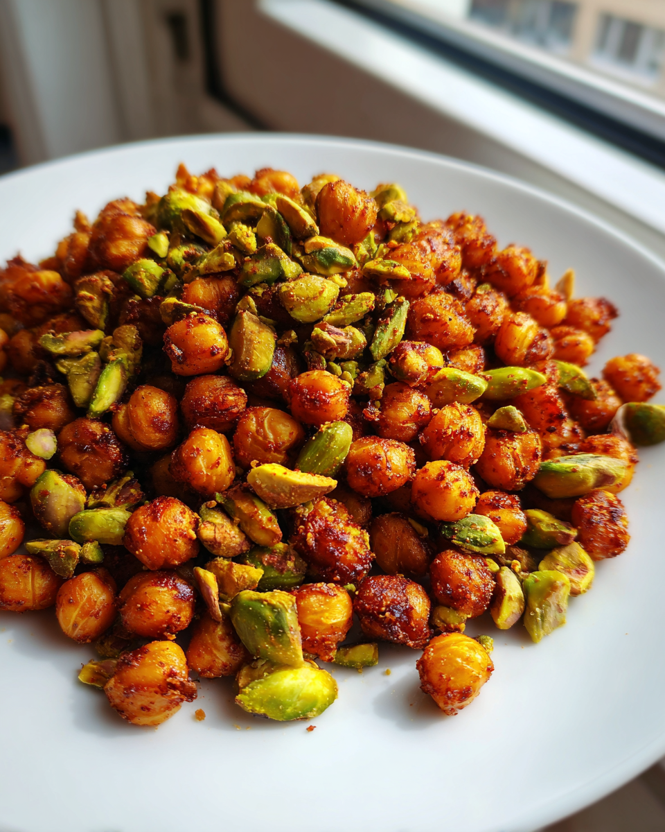 Roasted Spicy Pistachio Chickpeas - detail 4