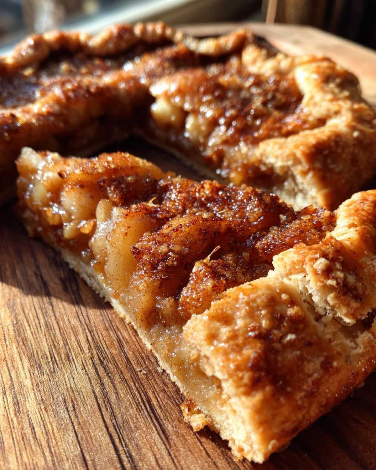 Rustic Spiced Pear Galette - detail 2