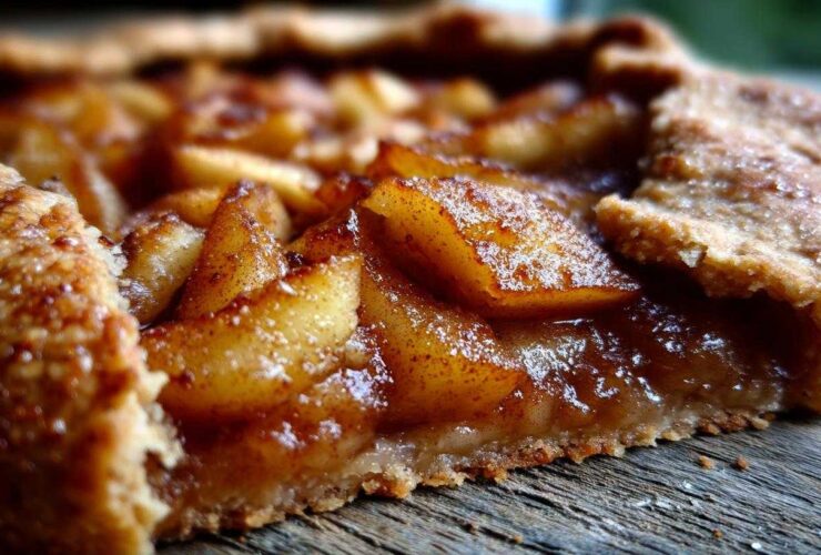 Rustic Spiced Pear Galette