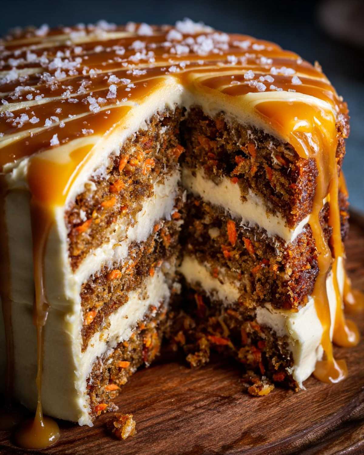 Salted Caramel Carrot Cake - detail 1