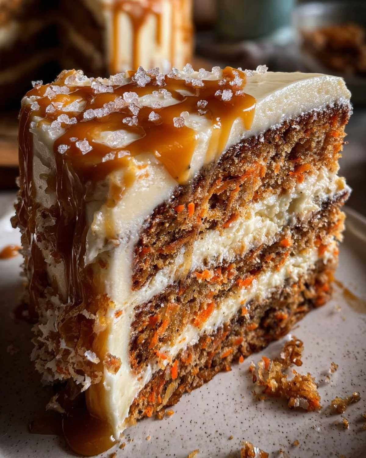 Salted Caramel Carrot Cake - detail 2